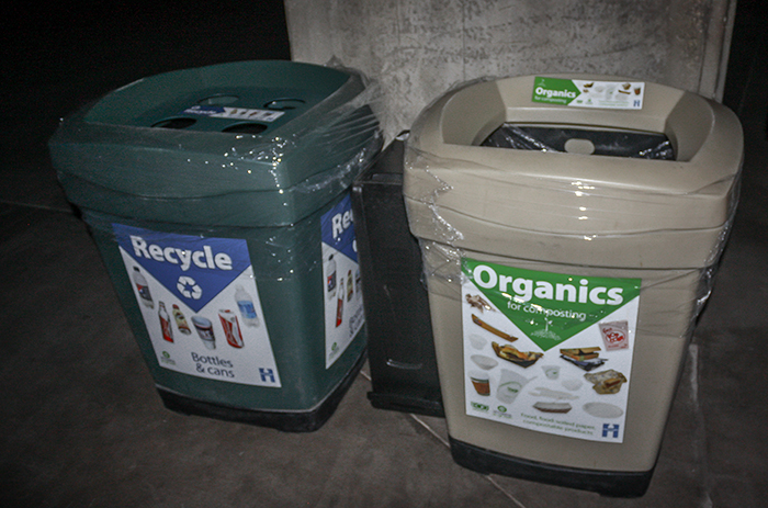 Recycling and Organics Bins