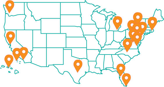 Research: Map of interviewed local governments