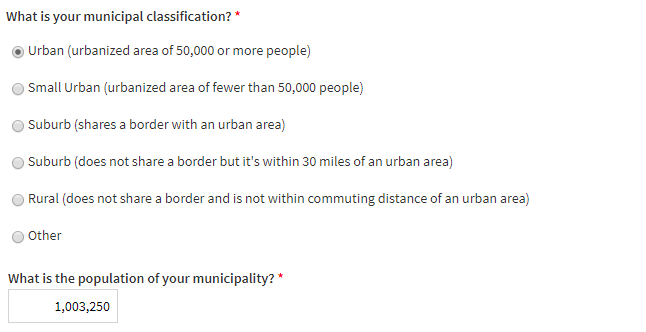 Pre-populated fields example